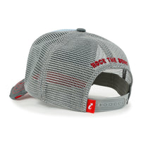 ililily PREMIUM Go With The Flow Embroidery Baseball Cap Vintage Trucker Hat