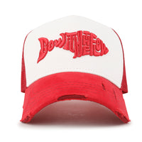 ililily PREMIUM Go With The Flow Embroidery Baseball Cap Vintage Trucker Hat