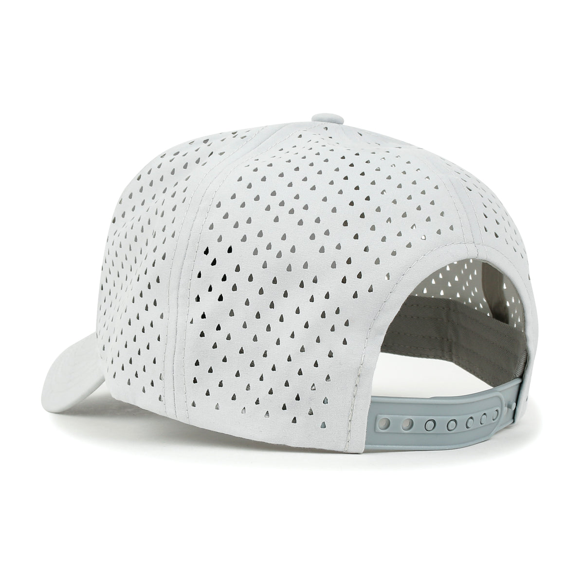 ililily Blank Six Panel Basic Baseball Cap Laser Cut Air Hole Back Hat