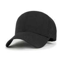 ililily Blank Six Panel Basic Baseball Cap Laser Cut Air Hole Back Hat