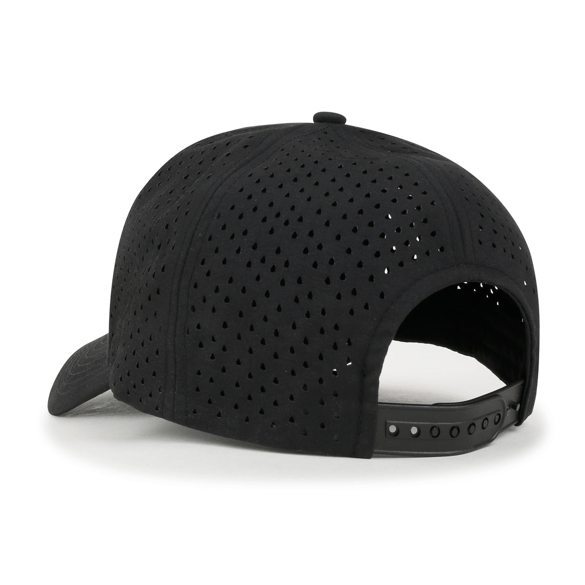 ililily Blank Six Panel Basic Baseball Cap Laser Cut Air Hole Back Hat