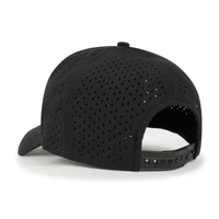 ililily Blank Six Panel Basic Baseball Cap Laser Cut Air Hole Back Hat