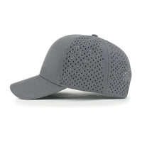 ililily Blank Six Panel Basic Baseball Cap Laser Cut Air Hole Back Hat