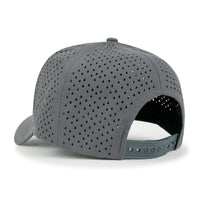 ililily 10 Bulk Pack Blank Six Panel Basic Baseball Cap Laser Cut Hole Back Hat