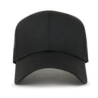 ililily Blank Six Panel Mesh Back Baseball Cap Basic Snap Back Trucker Hat