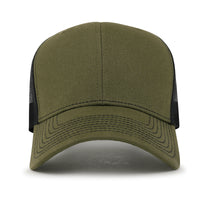 ililily Blank Six Panel Mesh Back Baseball Cap Basic Snap Back Trucker Hat