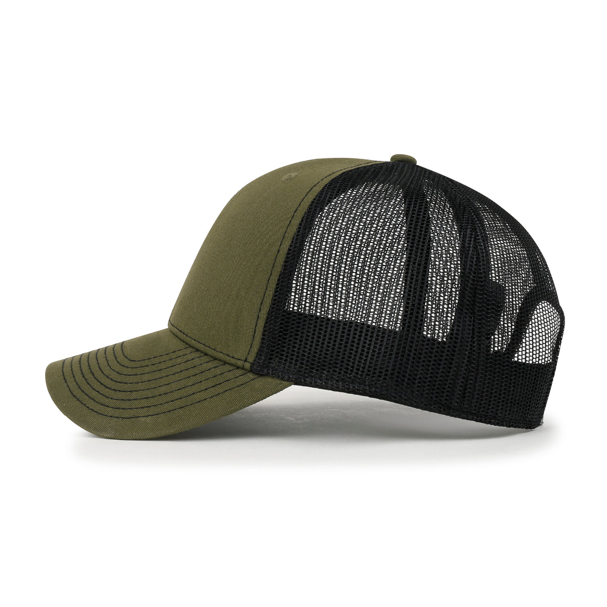 ililily Blank Six Panel Mesh Back Baseball Cap Basic Snap Back Trucker Hat
