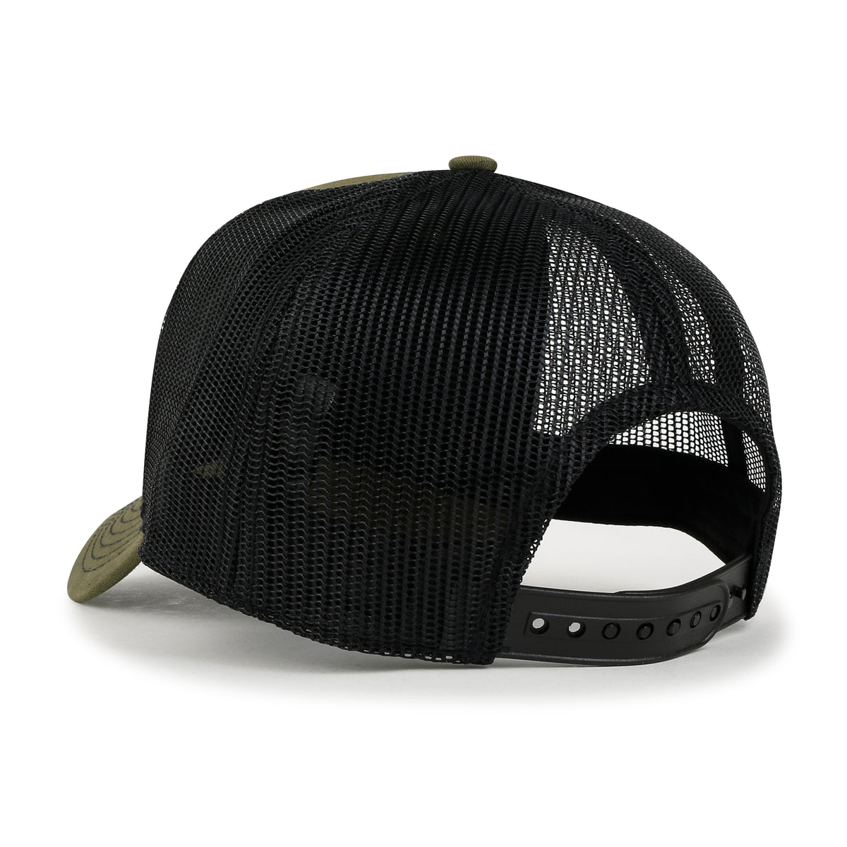 ililily Blank Six Panel Mesh Back Baseball Cap Basic Snap Back Trucker Hat