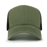 ililily Blank Six Panel Mesh Back Baseball Cap Basic Snap Back Trucker Hat