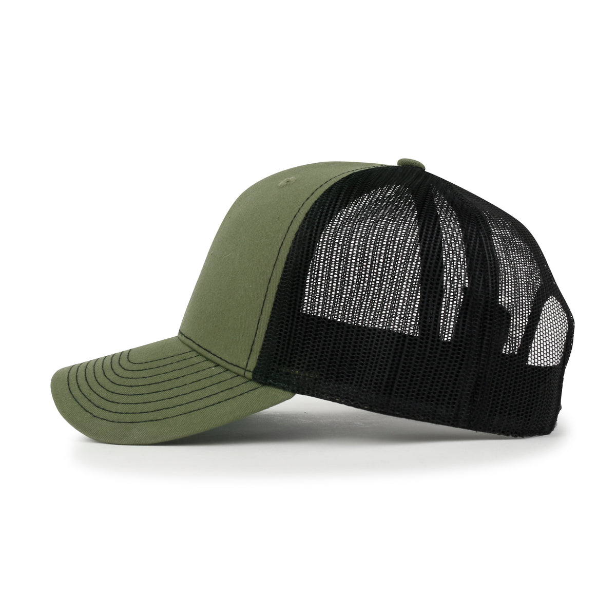 ililily Blank Six Panel Mesh Back Baseball Cap Basic Snap Back Trucker Hat