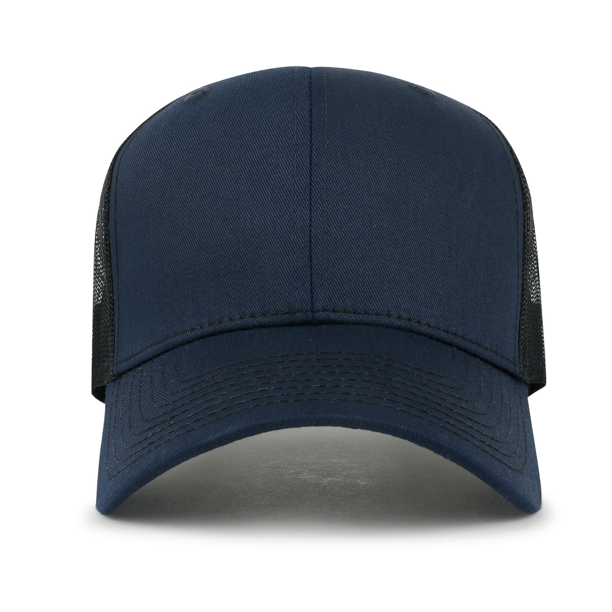 ililily Blank Six Panel Mesh Back Baseball Cap Basic Snap Back Trucker Hat