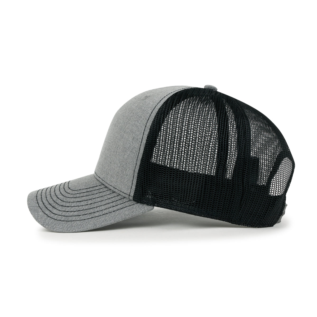 ililily Blank Six Panel Mesh Back Baseball Cap Basic Snap Back Trucker Hat
