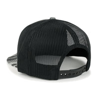ililily Blank Six Panel Mesh Back Baseball Cap Basic Snap Back Flat Brim Hat