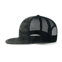 ililily Blank Six Panel Mesh Back Baseball Cap Basic Snap Back Flat Brim Hat
