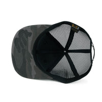 ililily Blank Six Panel Mesh Back Baseball Cap Basic Snap Back Flat Brim Hat