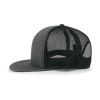 ililily Blank Six Panel Mesh Back Baseball Cap Basic Snap Back Flat Brim Hat