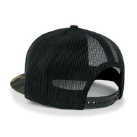 ililily Blank Six Panel Mesh Back Baseball Cap Basic Snap Back Flat Brim Hat