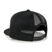 ililily Blank Six Panel Mesh Back Baseball Cap Basic Snap Back Flat Brim Hat