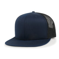 ililily Blank Six Panel Mesh Back Baseball Cap Basic Snap Back Flat Brim Hat