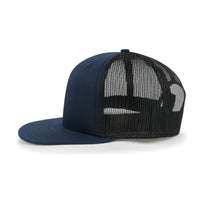 ililily Blank Six Panel Mesh Back Baseball Cap Basic Snap Back Flat Brim Hat
