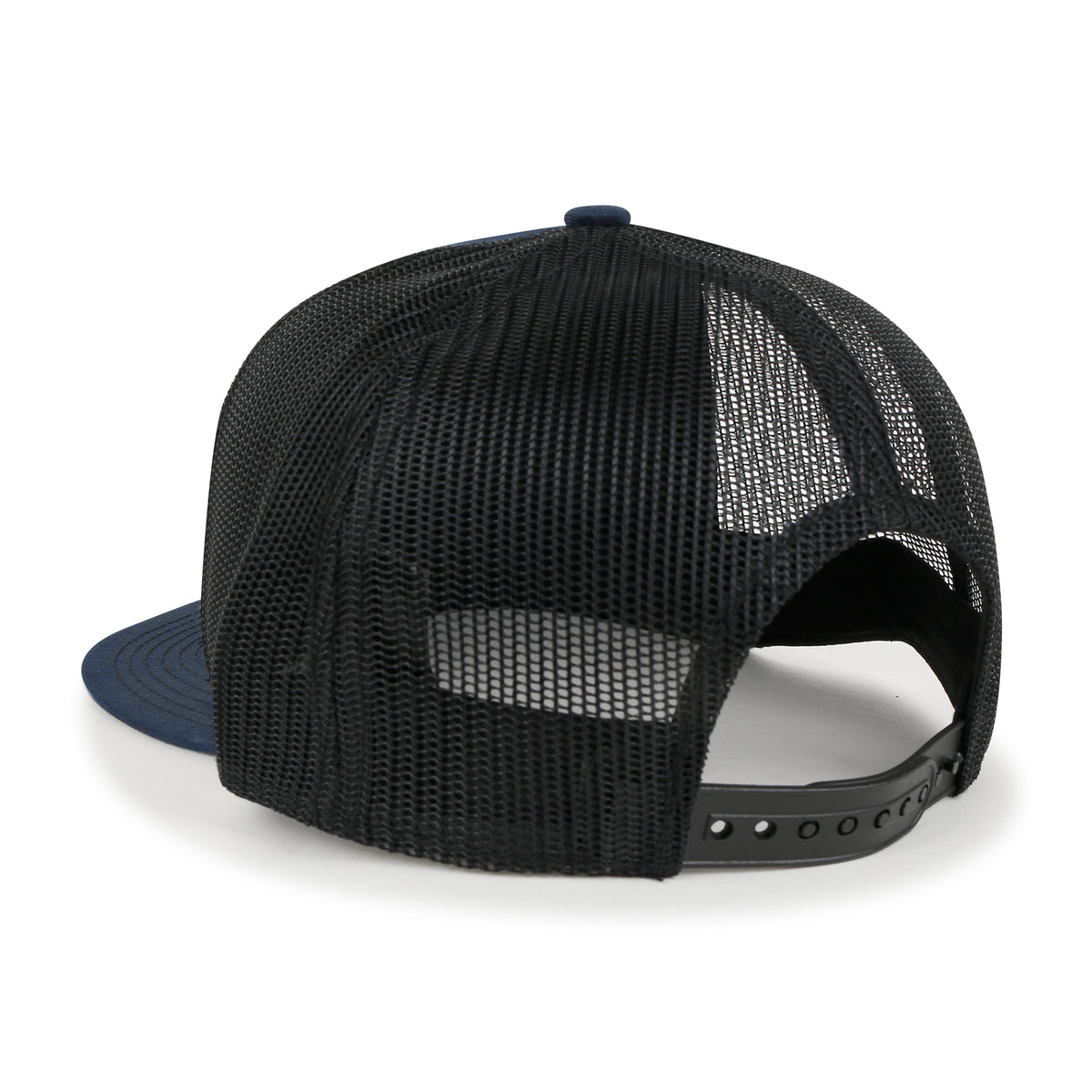 ililily Blank Six Panel Mesh Back Baseball Cap Basic Snap Back Flat Brim Hat