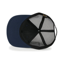 ililily Blank Six Panel Mesh Back Baseball Cap Basic Snap Back Flat Brim Hat