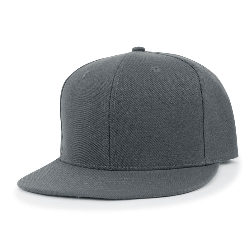 ililily Blank Six Panel Flat Bill Baseball Cap Basic Snap Back Trucker Hat