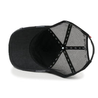 ililily PREMIUM Forest Embroidery Cotton Trucker Hat Distressed Baseball Cap