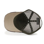 ililily Premium ROAD TRIP Embroidery Hexagon Patch Hat Vintage Baseball Cap