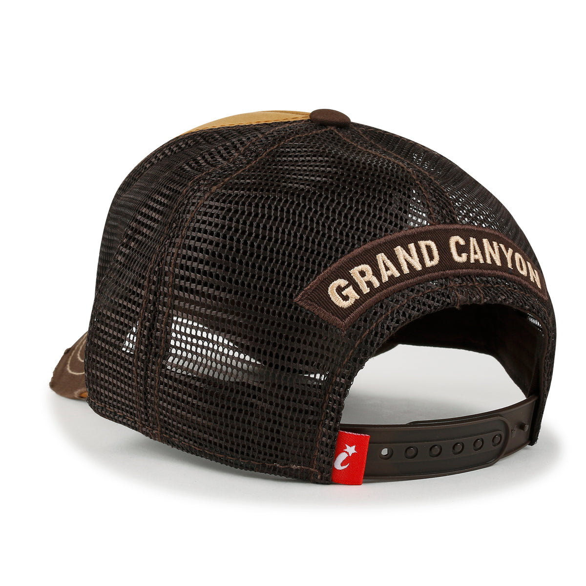 ililily Premium Grand Canyon Embroidery Baseball Cap Structured Trucker Hat