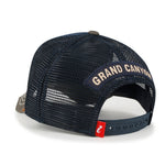 ililily Premium Grand Canyon Embroidery Baseball Cap Structured Trucker Hat