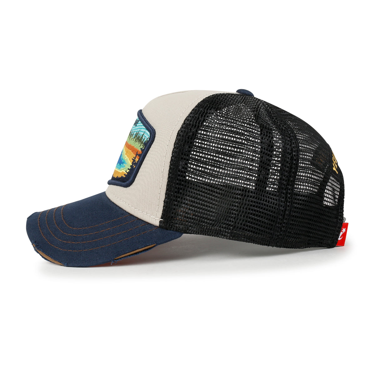 ililily Premium Yellowstone Embroidery Baseball Cap Structured Trucker Hat