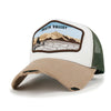 ililily Premium Death Valley Embroidery Baseball Cap Structured Trucker Hat