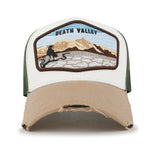ililily Premium Death Valley Embroidery Baseball Cap Structured Trucker Hat