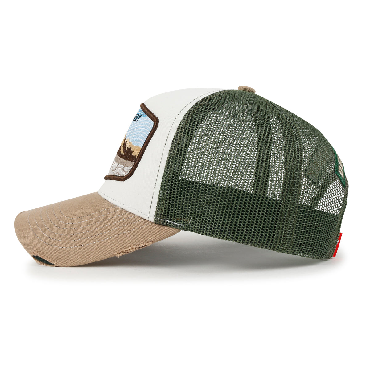 ililily Premium Death Valley Embroidery Baseball Cap Structured Trucker Hat
