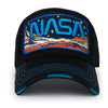 ililily PREMIUM NASA Mars Mission Embroidered Distressed Trucker Cap