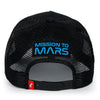 ililily PREMIUM NASA Mars Mission Embroidered Distressed Trucker Cap