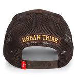 ililily PREMIUM Letter M Embroidered Cotton Trucker Cap Varsity Baseball Cap