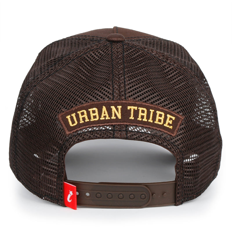 ililily PREMIUM Letter M Embroidered Cotton Trucker Cap Varsity Baseball Cap