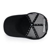 ililily PREMIUM Letter M Embroidered Cotton Trucker Cap Varsity Baseball Cap