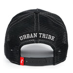 ililily PREMIUM Letter M Embroidered Cotton Trucker Cap Varsity Baseball Cap
