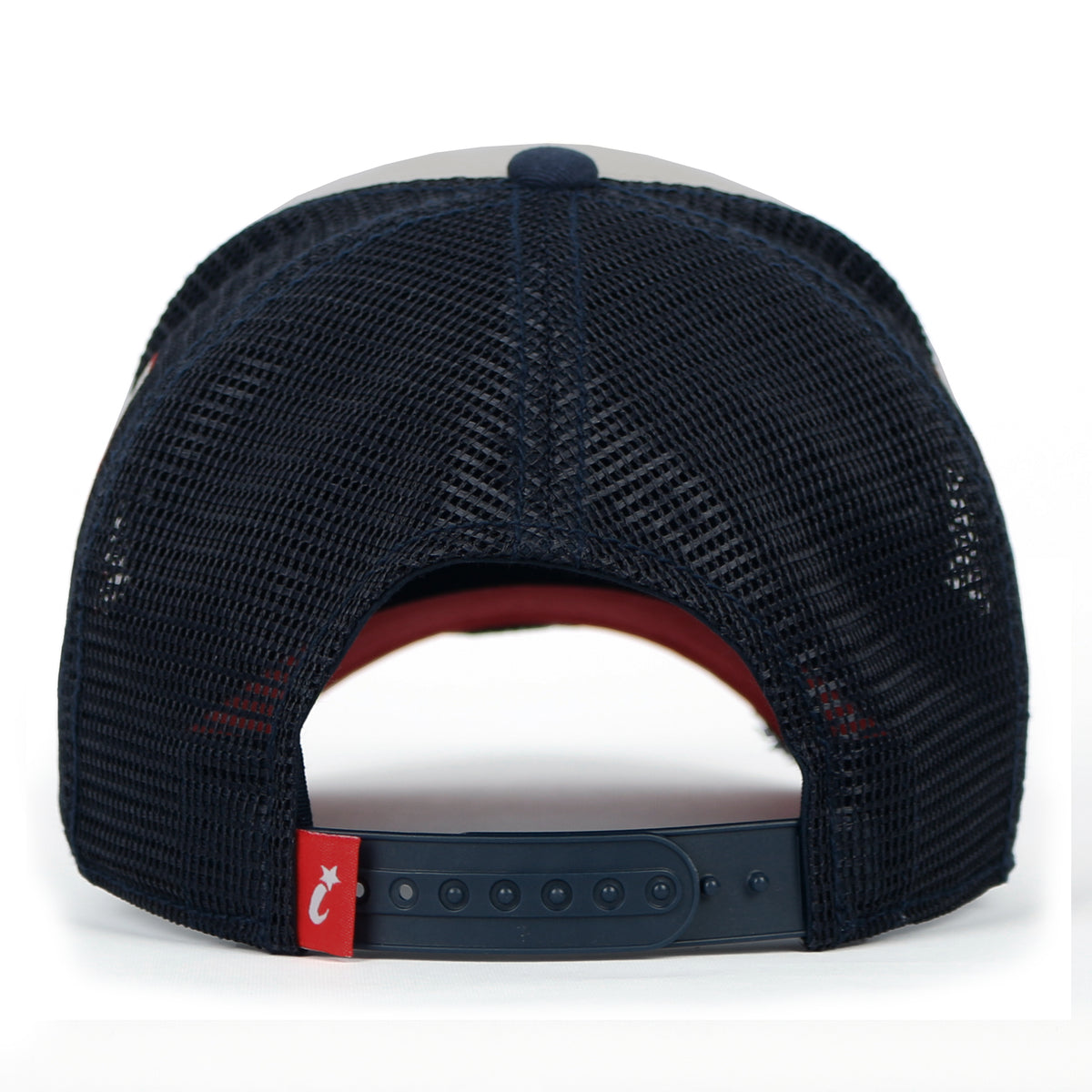 ililily PREMIUM Pirate Embroidery Distressed Trucker Hat Casual Baseball Cap