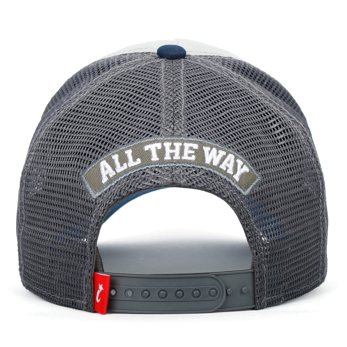 ililily PREMIUM Wolf Mascot Embroidery Trucker Hat Mesh Back Baseball Cap