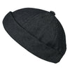 ililily Howels Denim Cotton Short Beanie Strapback Casual Hat Soft Cap