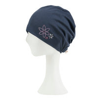 ililily TENCEL™Lyocell Rhinestone Chemo Beanie Ultra Soft Head Cover Sleep Hat