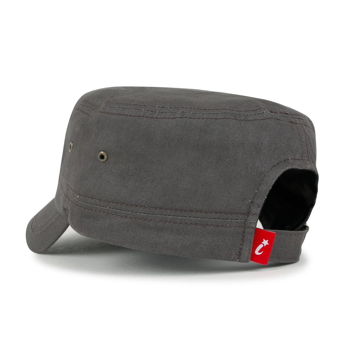 ililily Flower Embroidery Cotton Military Army Hat Women Casual Cadet Cap