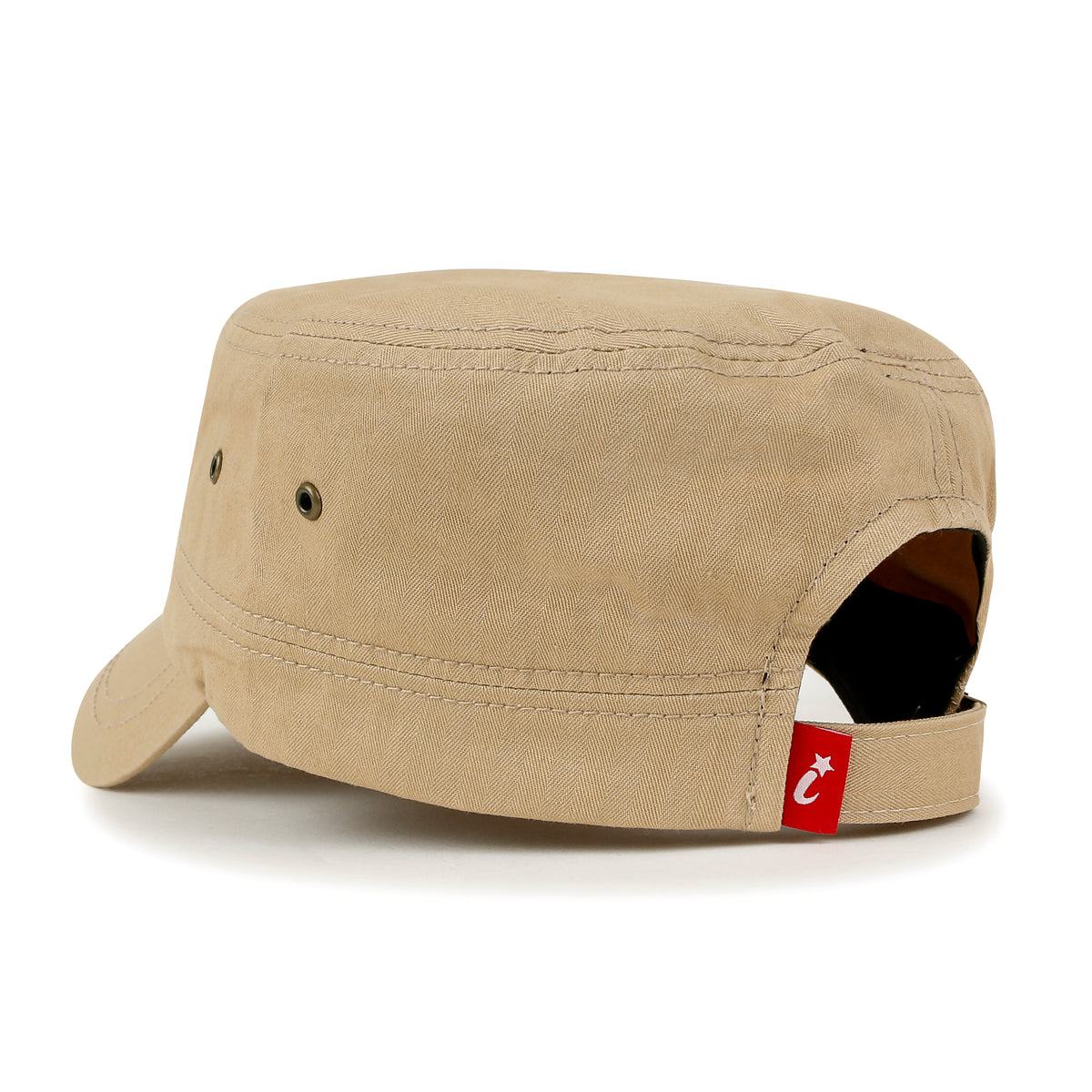 ililily Flower Embroidery Cotton Military Army Hat Women Casual Cadet Cap