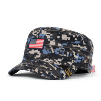 ililily Camouflage Military Cadet Cap Vintage Army Style Hat with Adjustable Strap