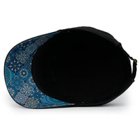 ililily Patterned Underbrim Herringbone Cadet Cap Vintage Military Army Hat