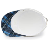 ililily Patterned Underbrim Herringbone Cadet Cap Vintage Military Army Hat
